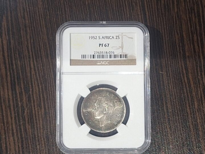 1952 South Africa 2 Shillings – NGC PF67