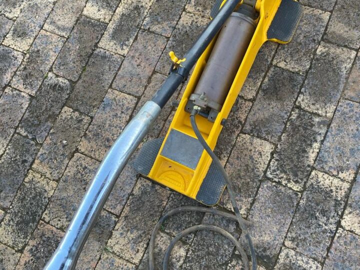 Hand Air Pump – Antique/Vintage Cast Iron & Brass