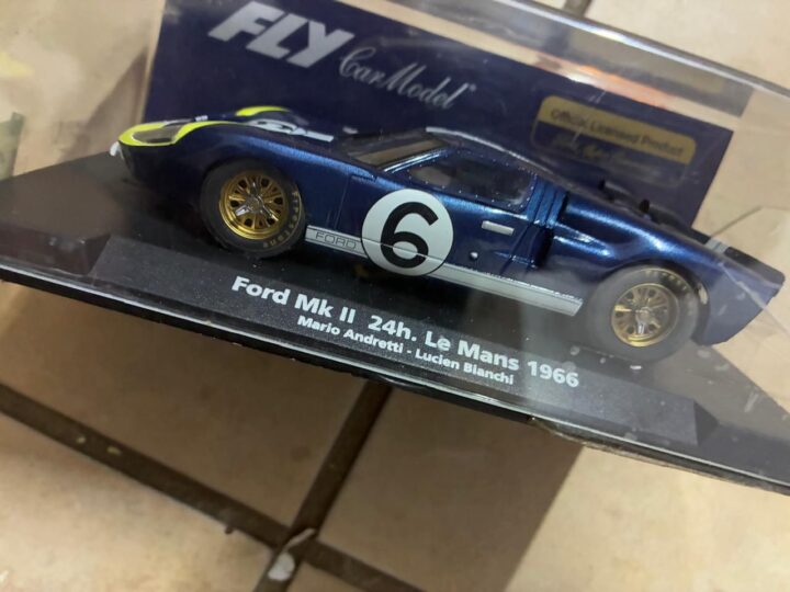 Ford GT40 Mk II – Le Mans 1966 Fly Slot Car (Ref. 88085) – $40